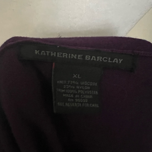 EUC Ruffle Purple Sweater - XL - Picture 3 of 3